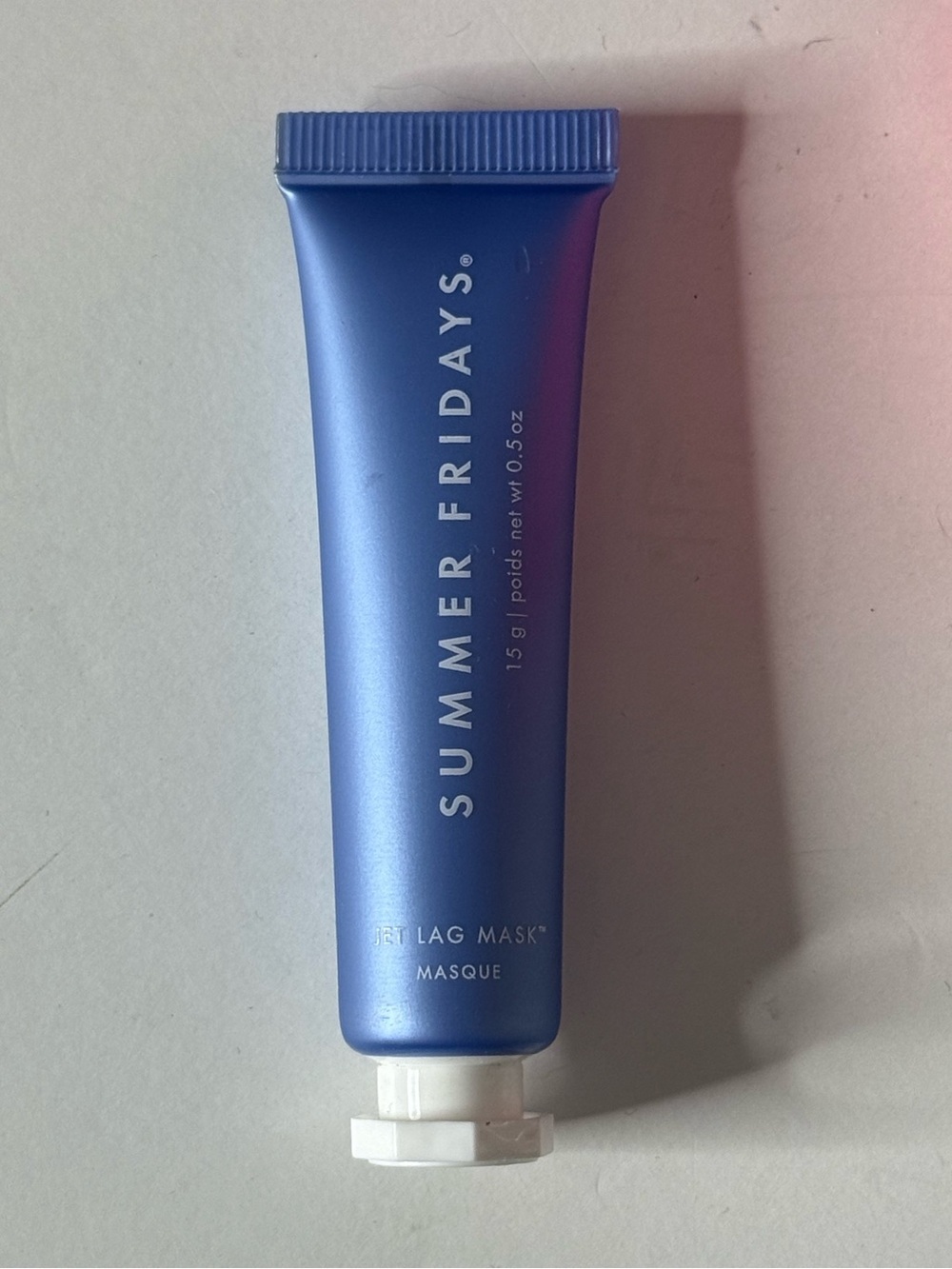 Summer Fridays Jet Lag Mask - Deep Blue Travel Tube
